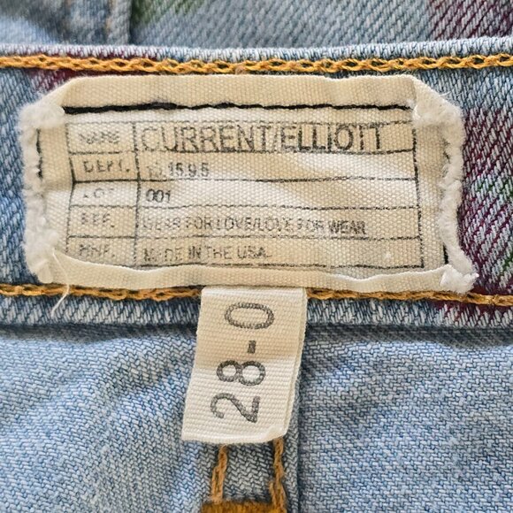 Current/Elliott The Gam Short in Vintage Strawberries - Picture 13 of 15